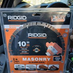 Rigid 10in Diamond Blade 