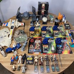 Huge Hasbro & Kenner (vintage) Star Wars Toy Collection 