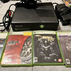 Xbox 360 With Kinect & Games