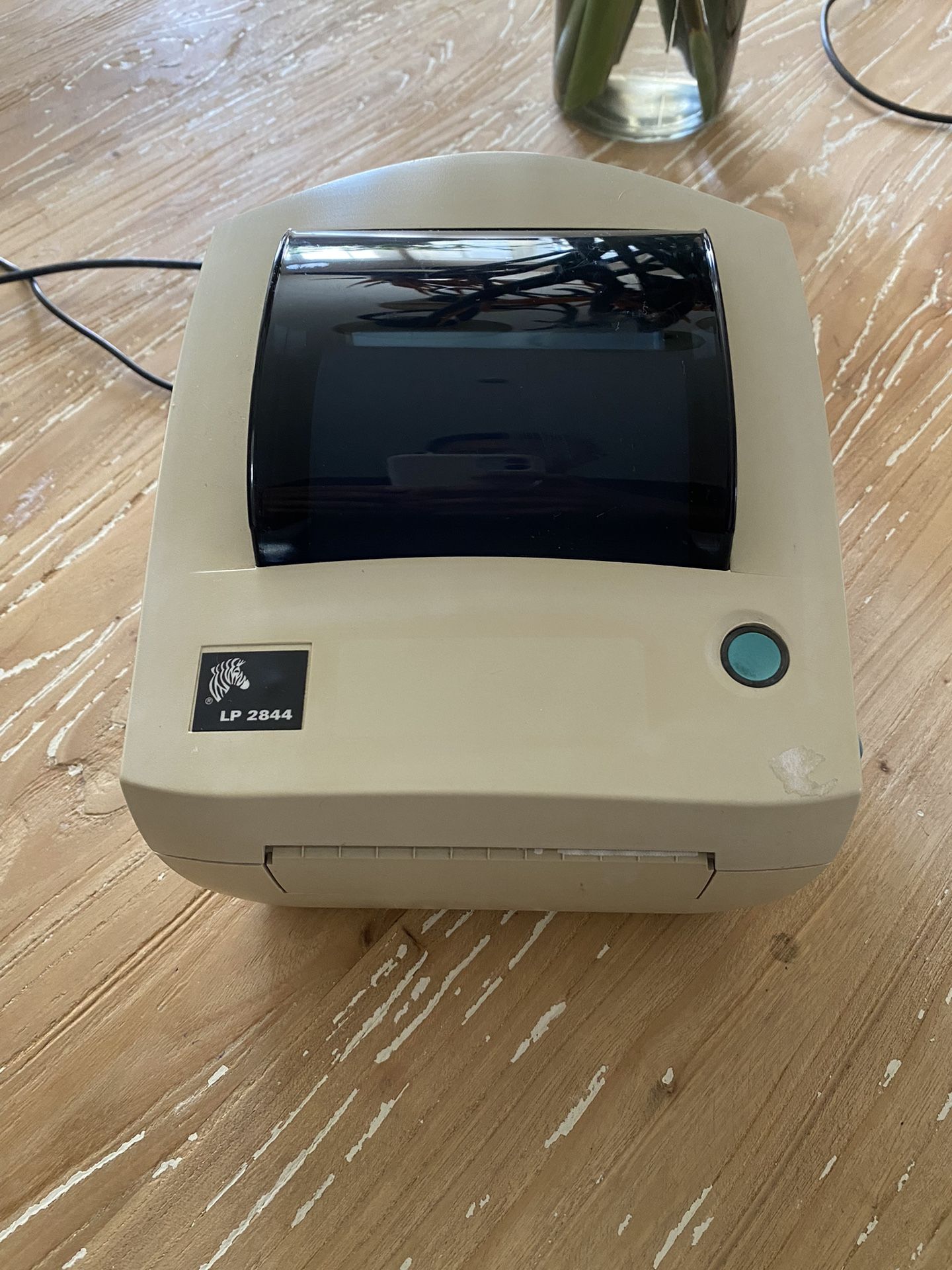 Zebra LP 2844 4x6 Thermal Label Printer. Tested, Power Supply, USB, Driver