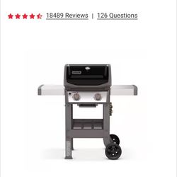 Weber Spirit II E-210 + Full Propane Tank 