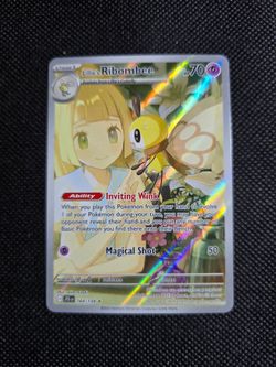 Lillie's Ribombee 164/159 Holo Rare Pokémon Card