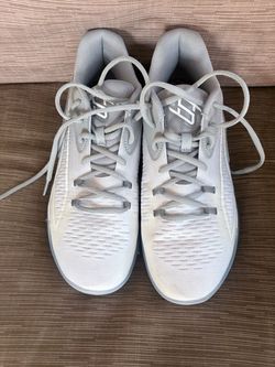 Grey Puma Basketball Shoes