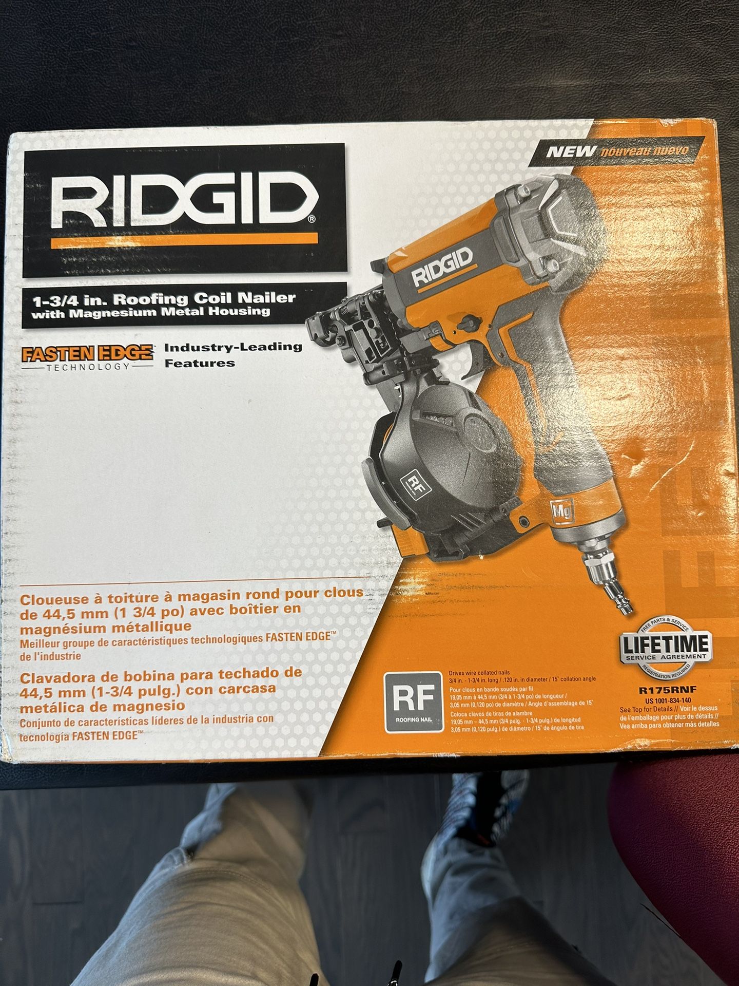 Brand New Rigid Roofing Coil Nailer 