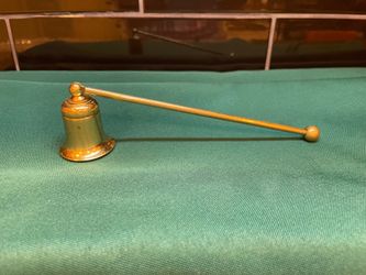 Vintage and classic solid brass candle snuffer