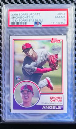 2018 Topps Update Shohei Ohtani RC PSA 8