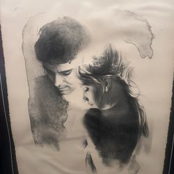 Sandu Liberman “Newlyweds” Signed A/P Artist’s Proof Lithograph – Framed