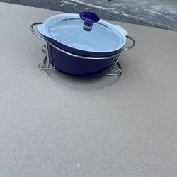 Ceramic Pot With Rack