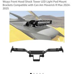 Can Am Maverick R Light Bar Mount (bracket Only) 