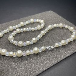  pearl and diamond necklace 