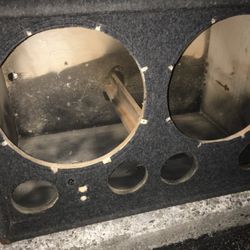 Empty Subwoofer  Box  For 2 15 inches 