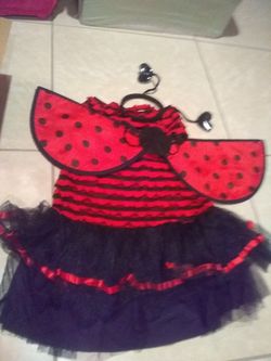 Girls Ladybug Costume