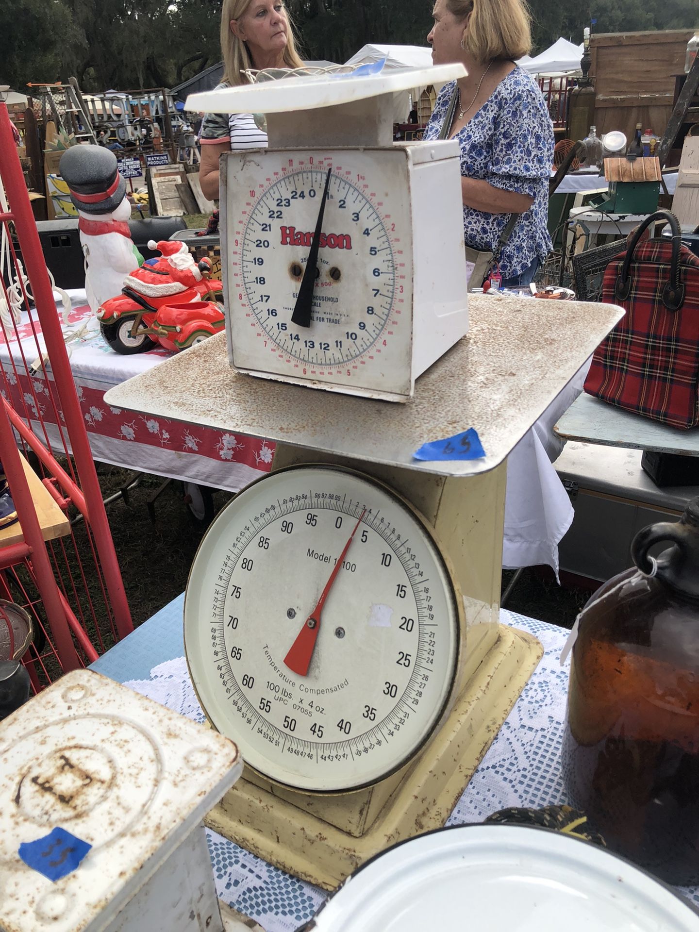 Extra Large Scale ( Bottom Scale In Pic ) Vintage Antique