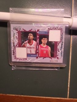 Tracy Mcgrady Yao Ming Dual Game Used Patch /299