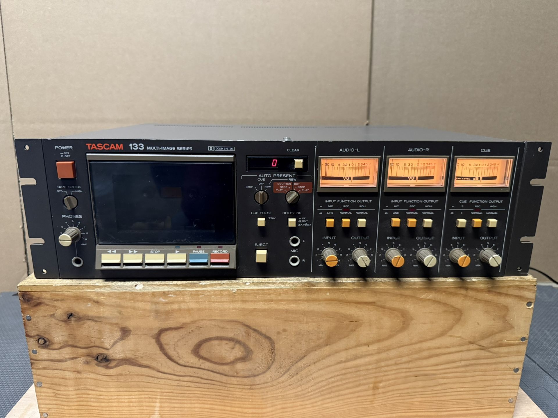 TASCAM 133 2 Speed / 3 Channel Professional Cassette Recorder Needs Belt