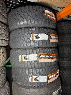 265/70r17 arroyo tamarock rt installation and balance include