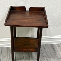 Wood plant stand