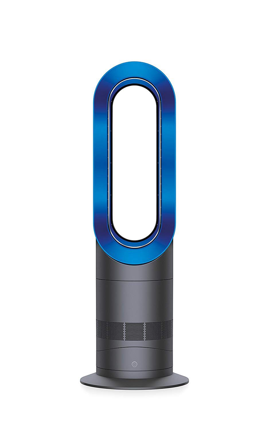 Dyson AM09 Fan Heater, Iron/Blue
