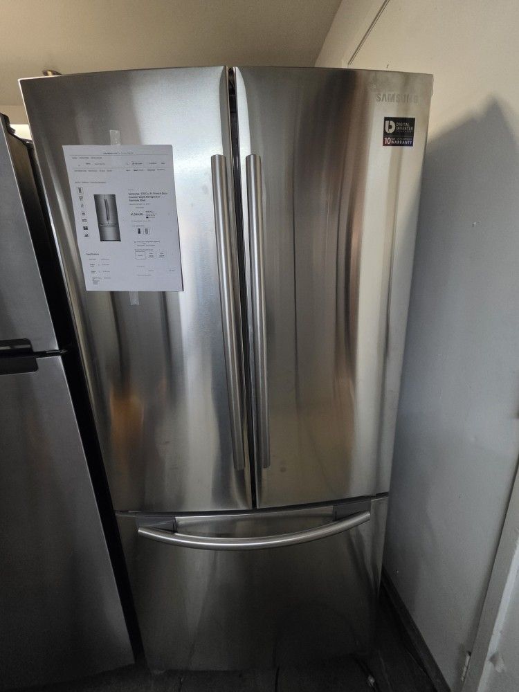 33" Samsung French Door Stainless Steel Refrigerator 