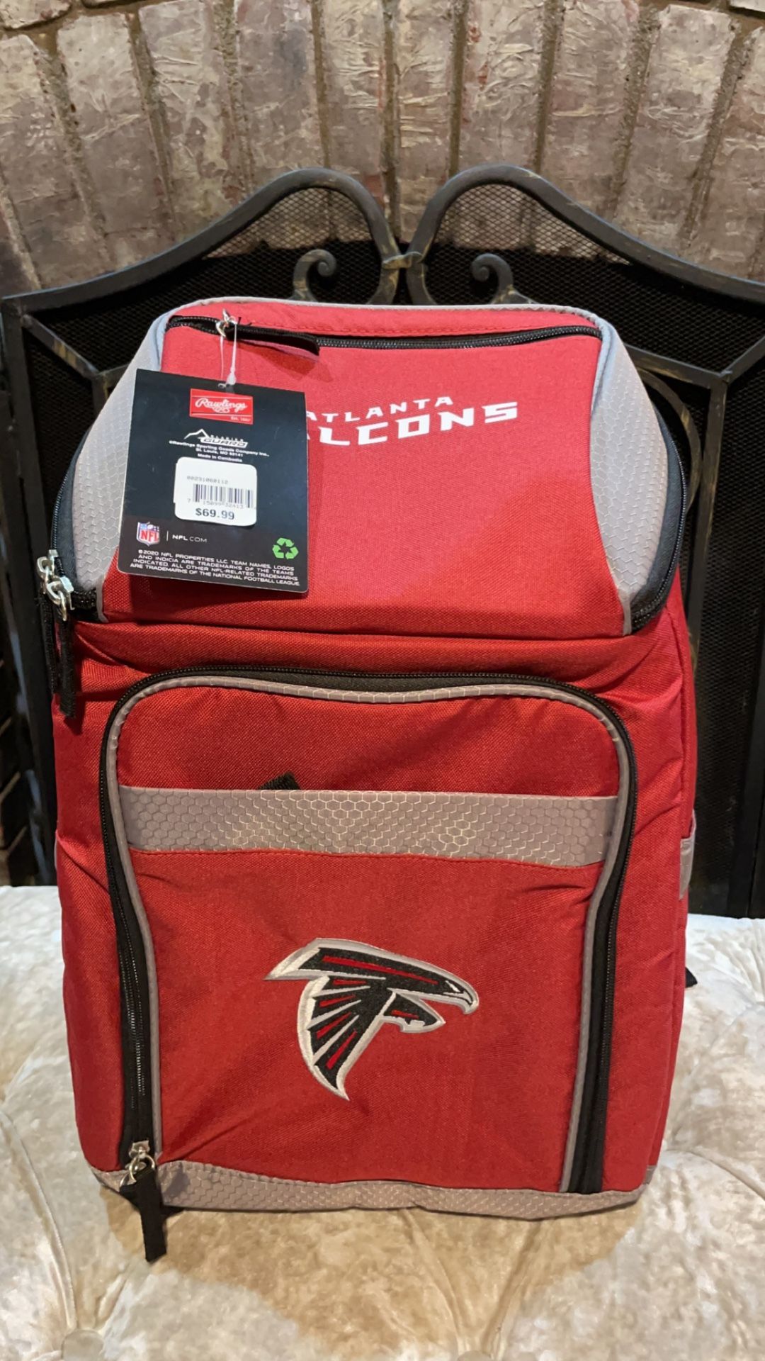 ATLANTA FALCONS $70 NFL Backpack Cooler 32 Cans Glacier Guard