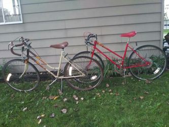 (2) vintage 10 speed bikes* $50 each or 2/$90