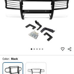  GRILL-G-043-BK Black Front Bumper Brush Grille Guard Compatible with 93-98 Grand Cherokee ZJ