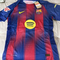Barcelona Jersey Player Version Size L Dry- Fit 