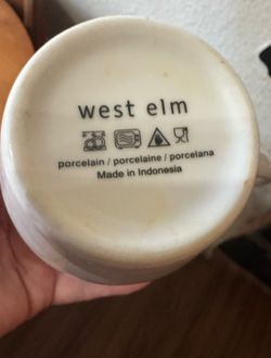 West Elm Pottery Barn Coffee Cups