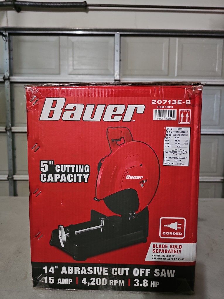 Cut Off Saw 14 " Chop Saw.