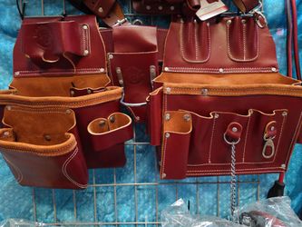 Leather toolbelt ,2 bags,hammer hook and belt for price ,New, Financing Available