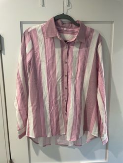 Women’s Pink Blouse - Large