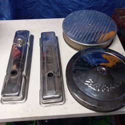 Sbc Valve Covers And Air Cleaners 