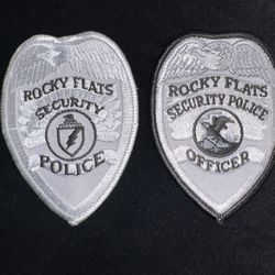 Rocky Flats Security Police Officer Patches DECOMMISSIONED