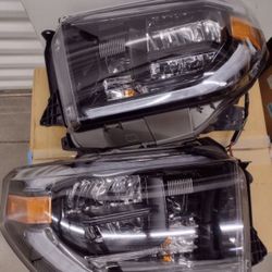 18-21 Toyota tundra SR/SR5  led DRL switch back headlights luces micas faros