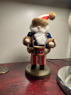 Nutcracker Village Santa Drummer Nutcracker Figurine 2003 Vintage 1862 SANTA