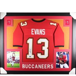 Tampa Bay Buccaneers Mike Evans Autographed Framed Jersey 