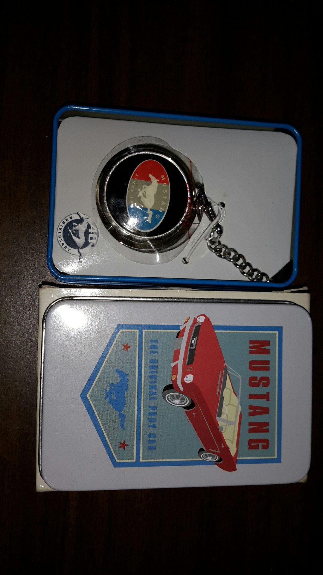 Ford Mustang 40th Anniversary Pocketwatch by Avon