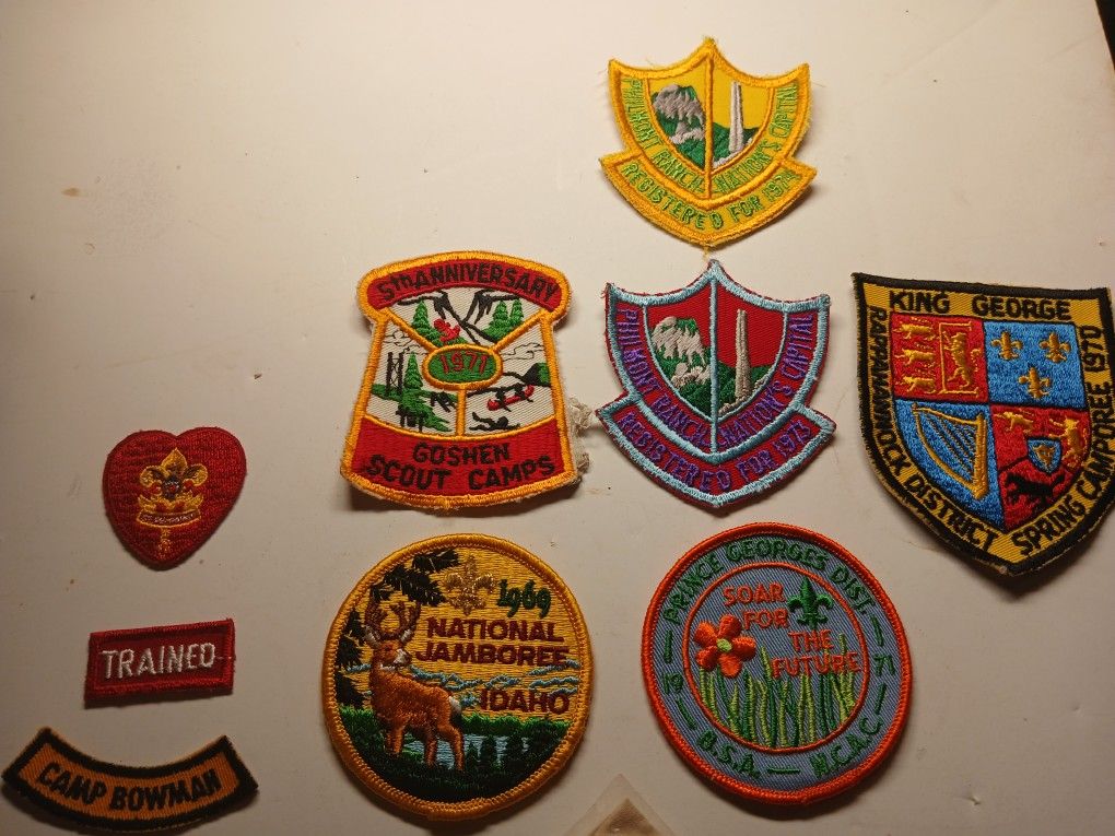 Vintage Boy Scout Patches Medals Messagee For Pricing