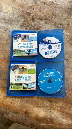Wii sports and Wii sports resort $30 each