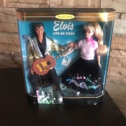 Barbie Loves Elvis Dolls 1996 Mattel New