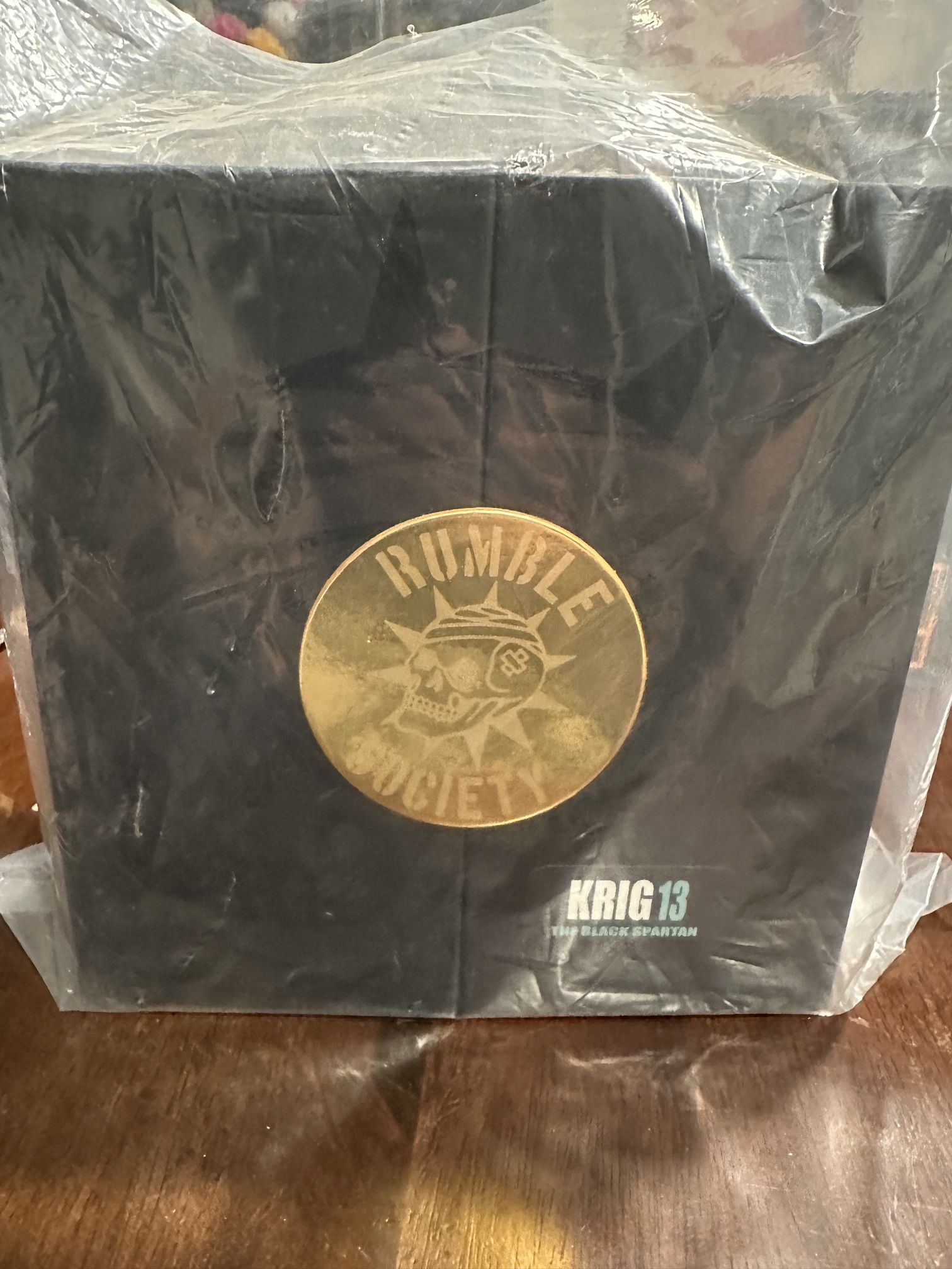 Mezco Rumble Society Krig The Black Spartan