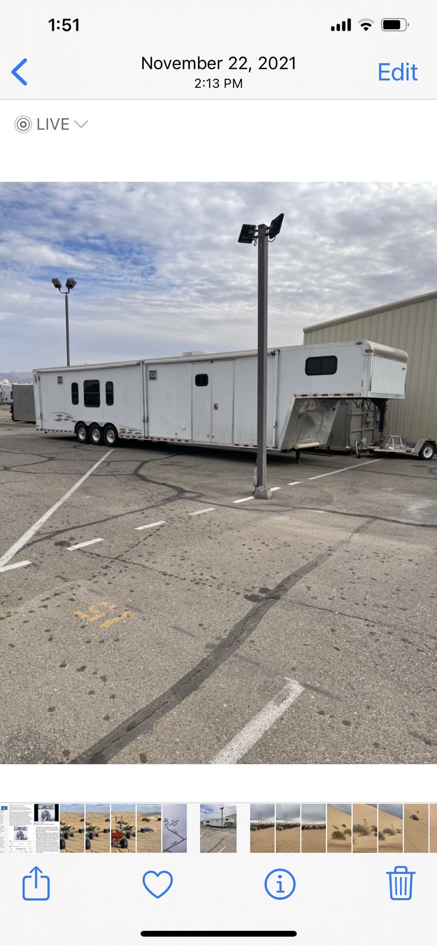 2005 Pace  American Car hauler with living quarters