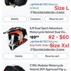 Motorcycle Helmets.