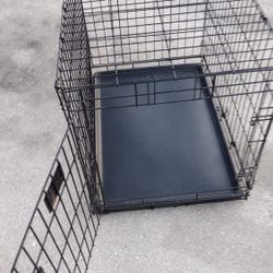 Medium Sized Dog Crate 24 Inches High 30 Inches Long 21 Inches Wide