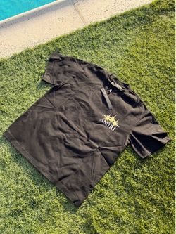 Amir.i Star Logo Black Tee - XL&L