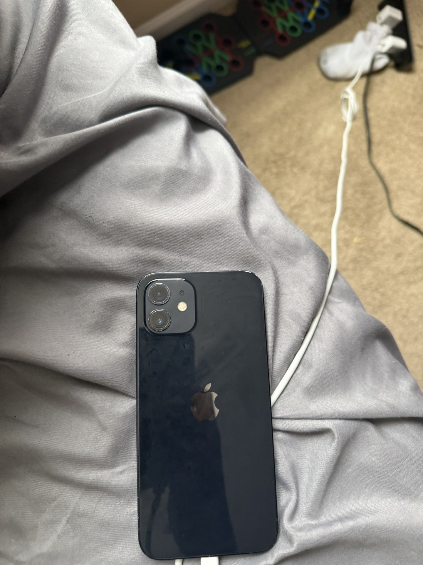 Apple iPhone 12 Blue Unlocked working With Charger