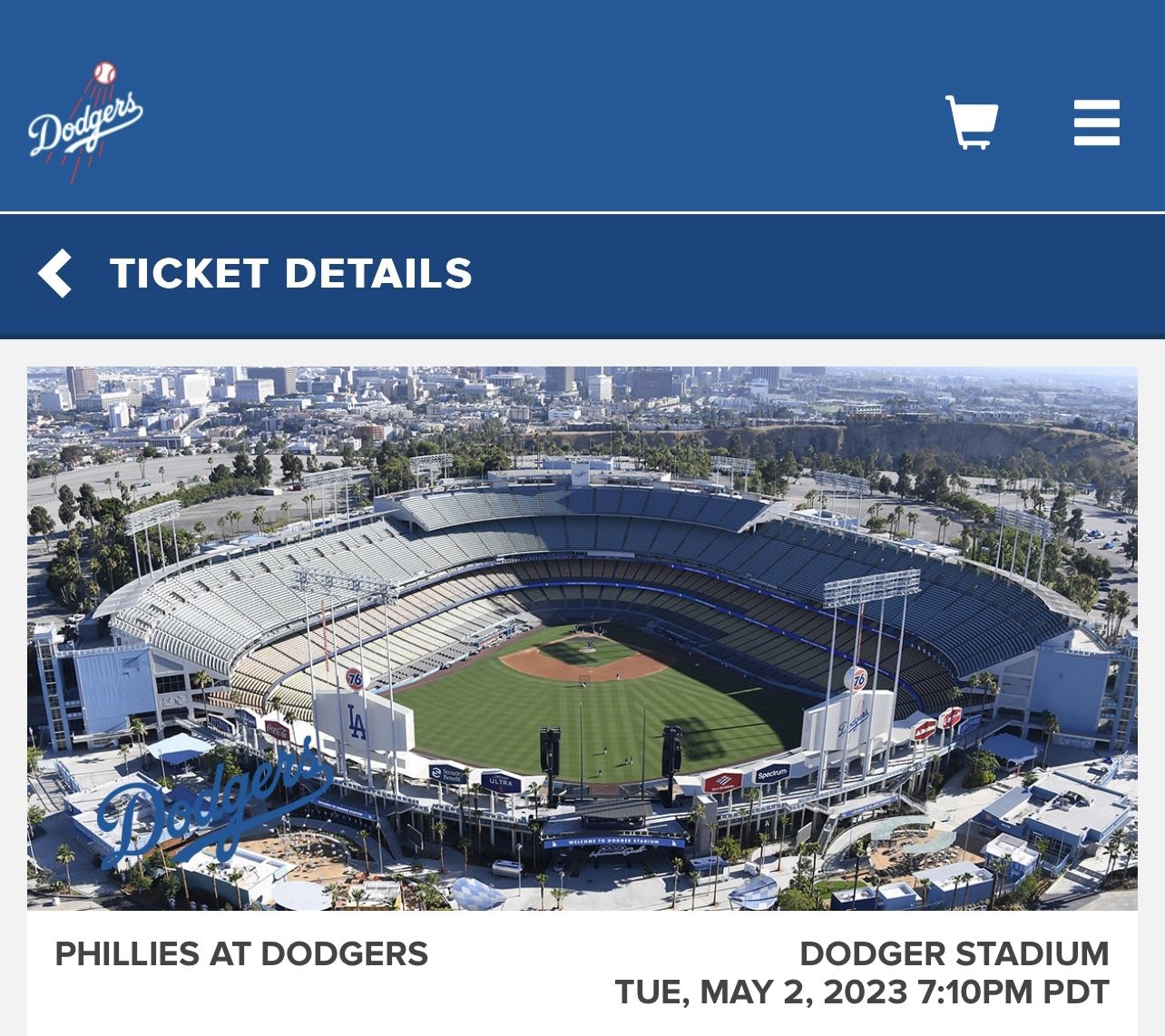 Dodgers’ Tickets 