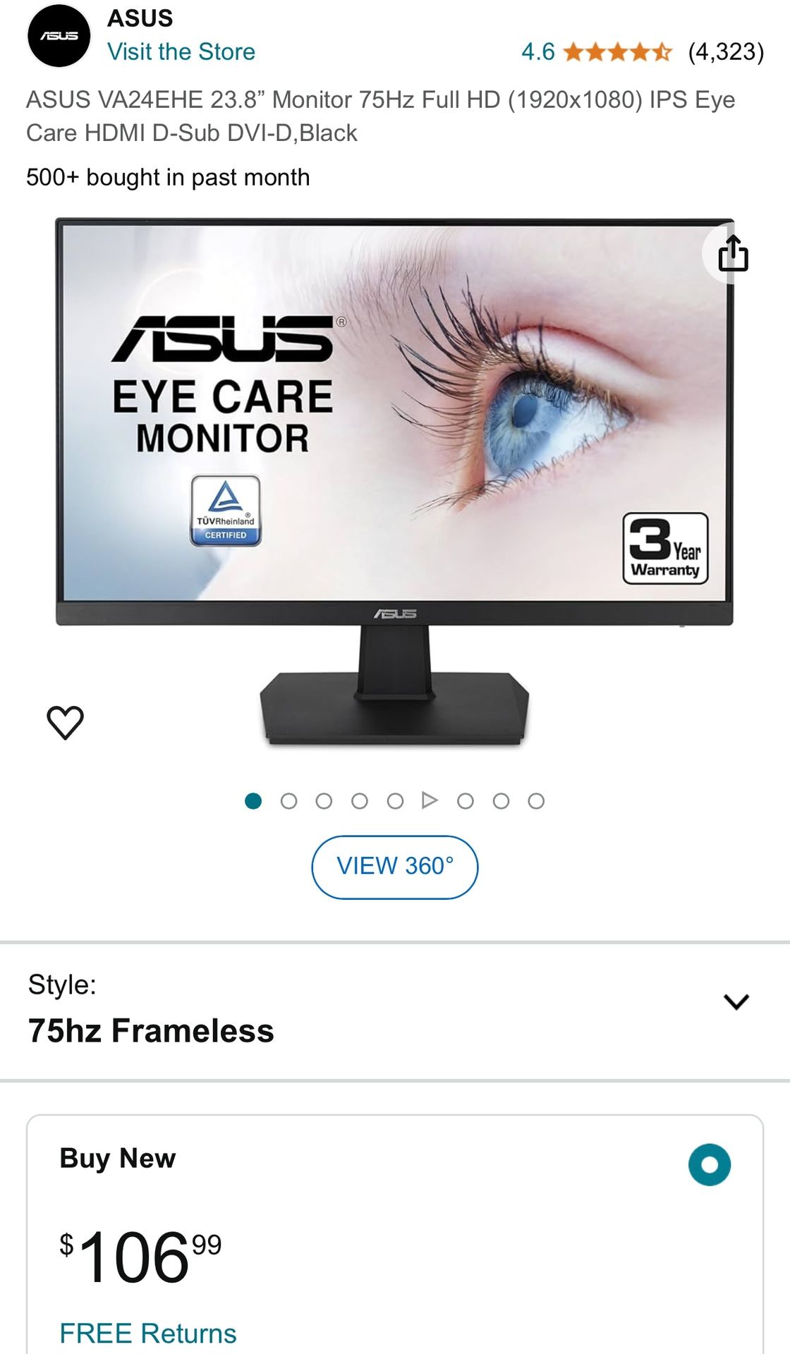 New ASUS Monitor