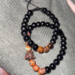 Authentic Himalayan Men’s Jewelry Tigers Eye With Case For Gifting And  Storage ! 