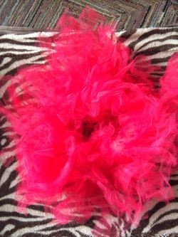 Red Tutu waist is 9inches large size